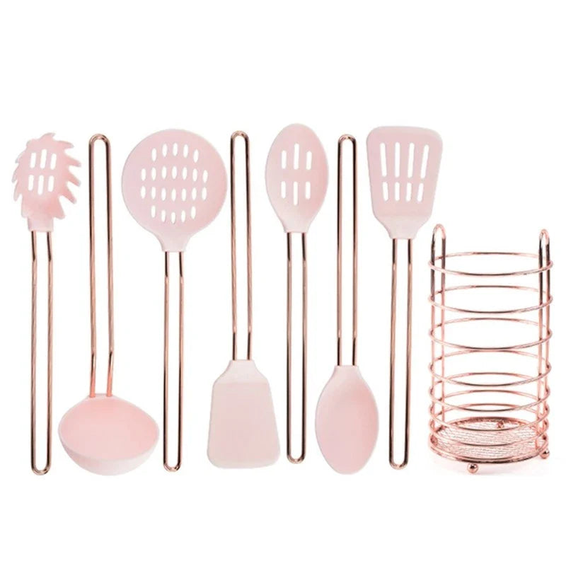 Kitchen Cooking Utensils Stainless Steel Non-stick Utensils Set Kitchen Tool Set